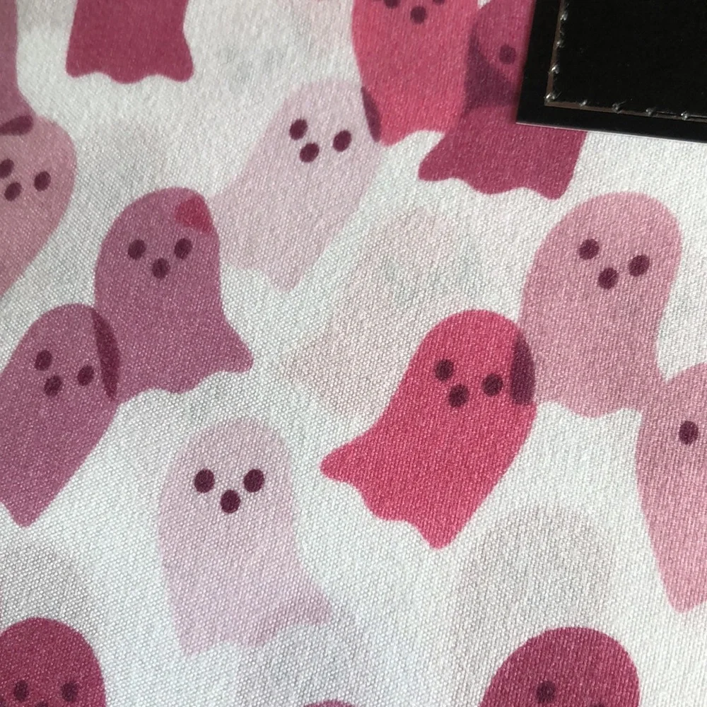 Cynthia Rowley PINK GHOSTS Halloween Sheet Set - FULL